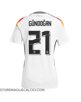 Germania Ilkay Gundogan #21 Maglia Gara Casa Repliche Europei 2024 Donna